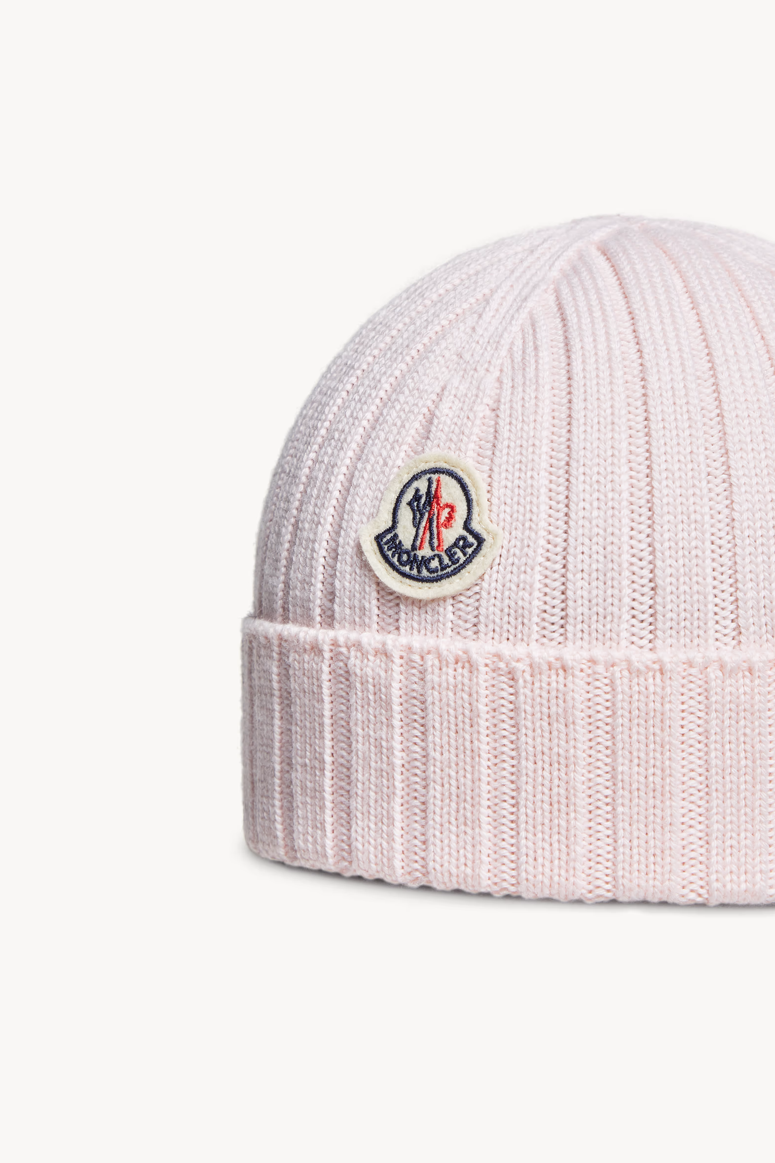 Wool Beanie Girl Light Pink Moncler 2